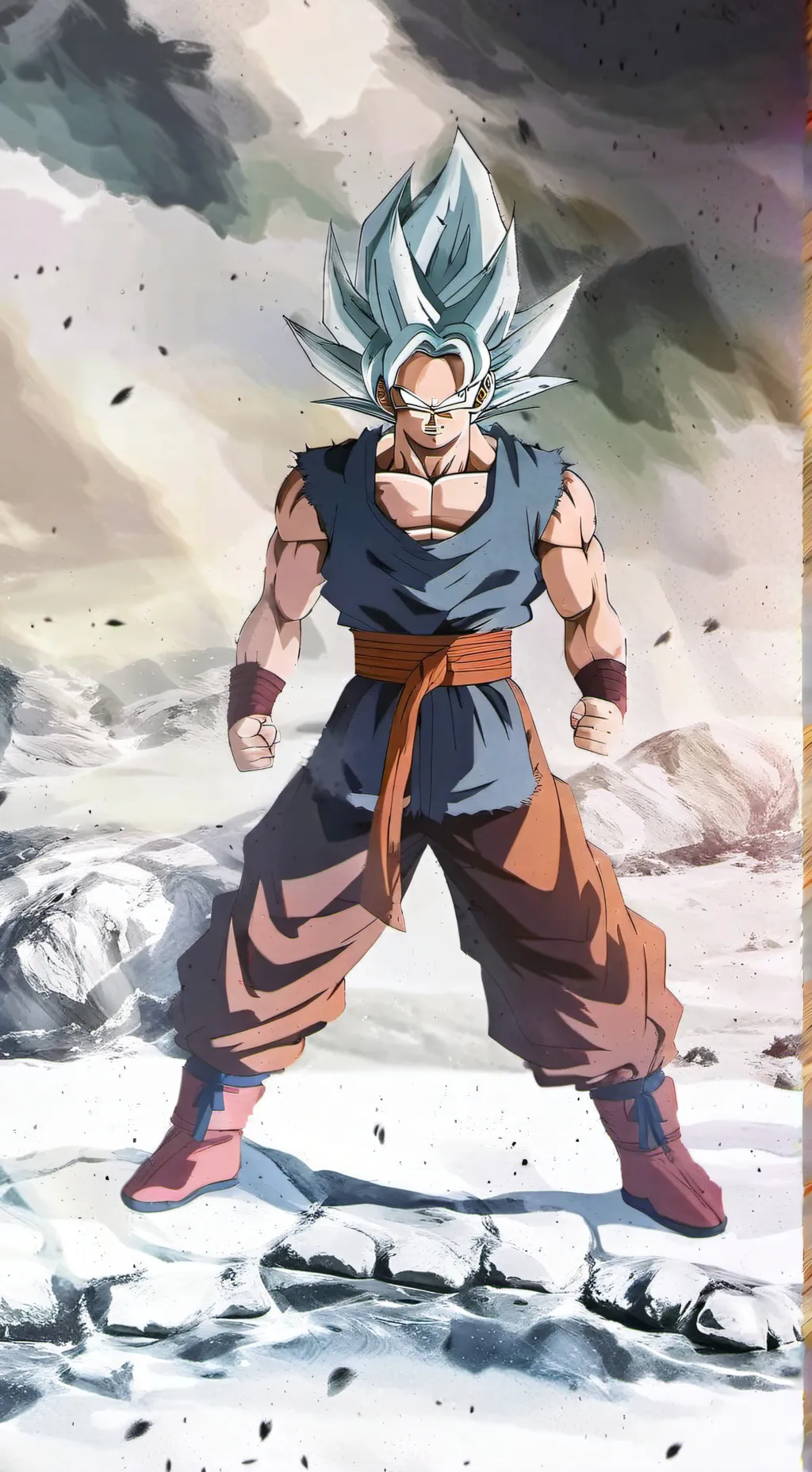 ai character: ssj4 Goku background