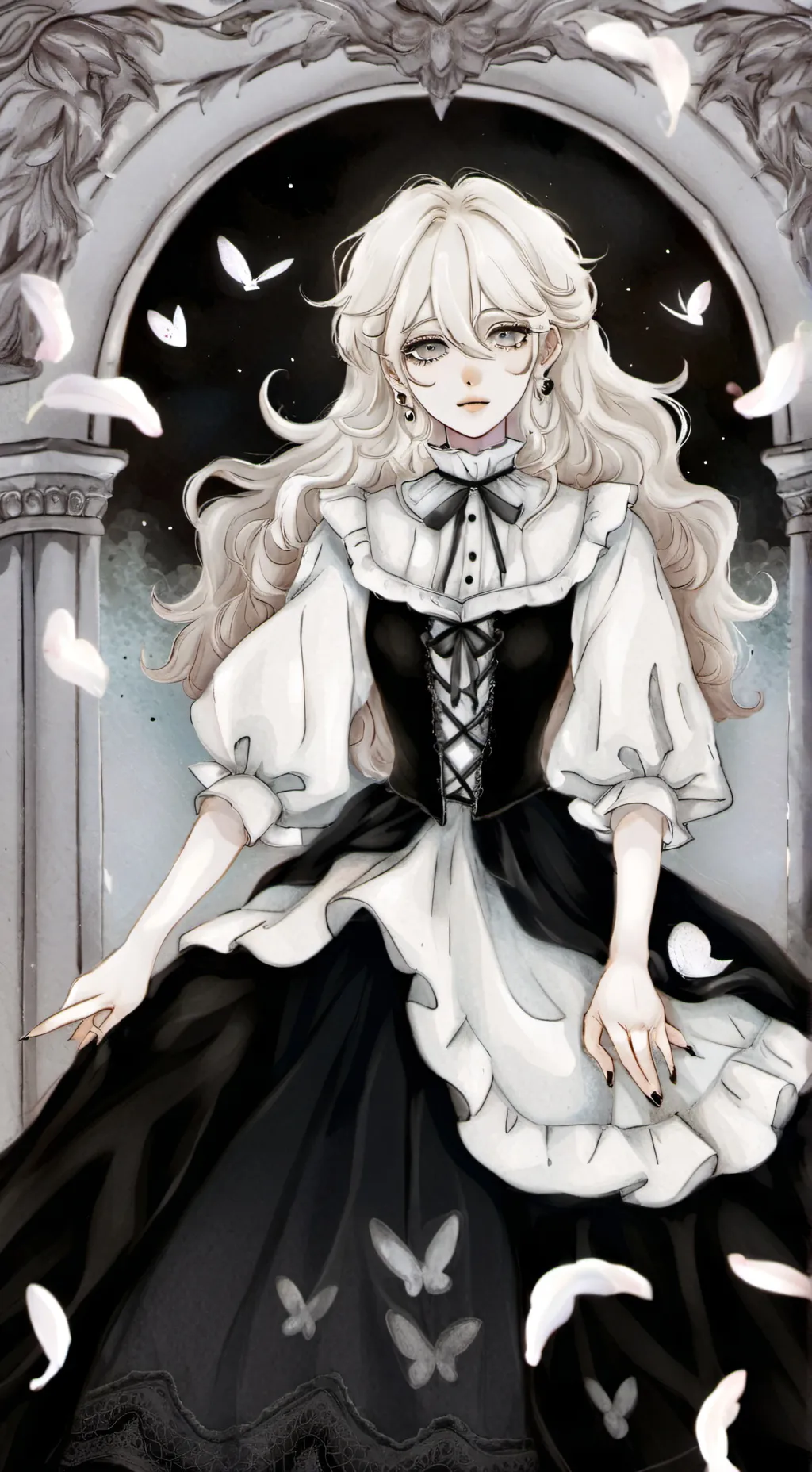 ai character: 🌼 emily🌼 background