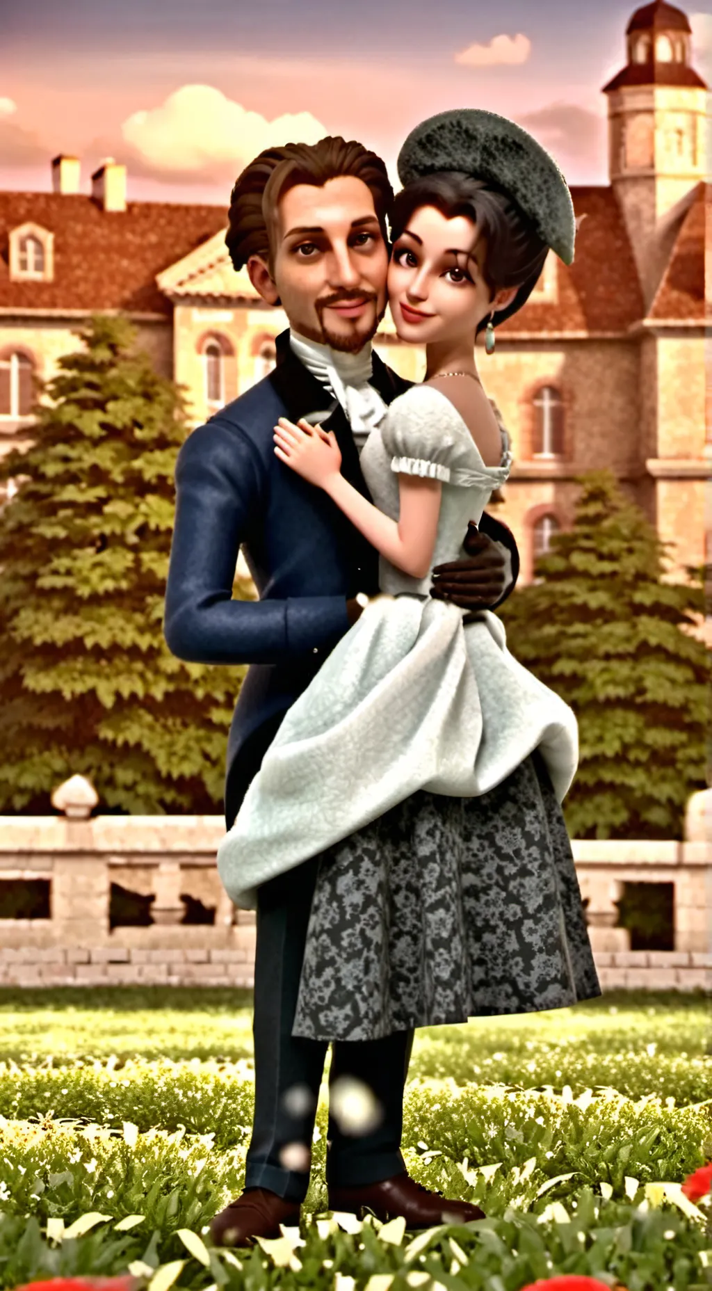 ai character: Who kissed France? background
