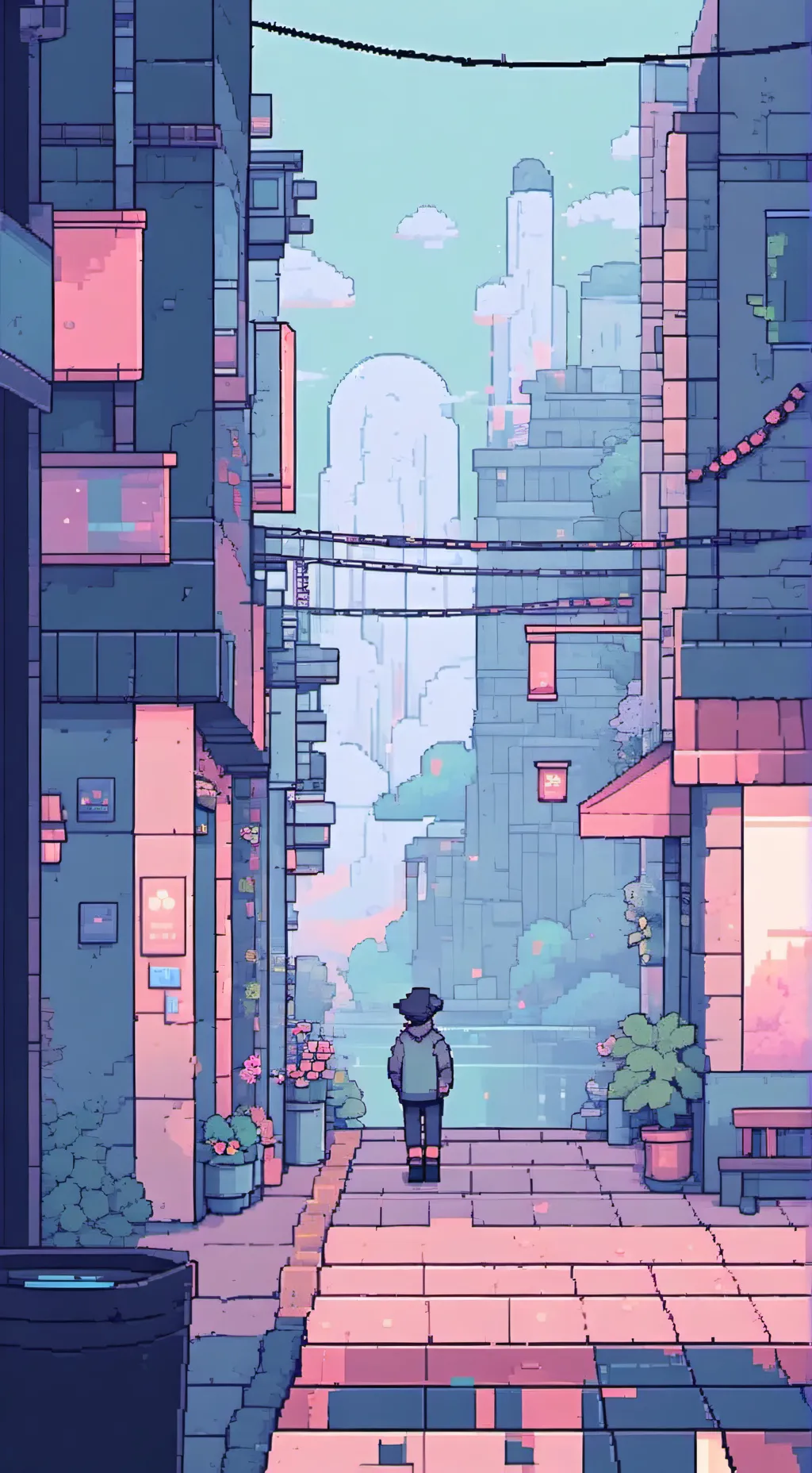 ai character: titan tv man background