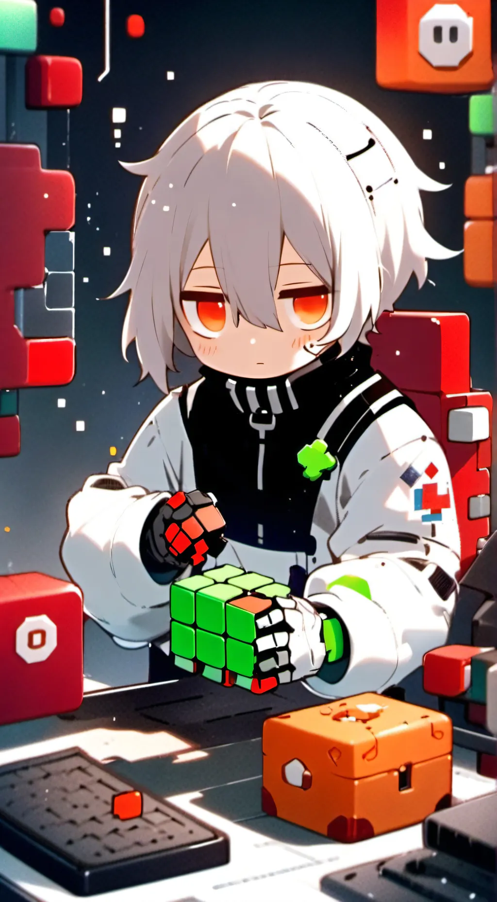 ai character: Cubi background