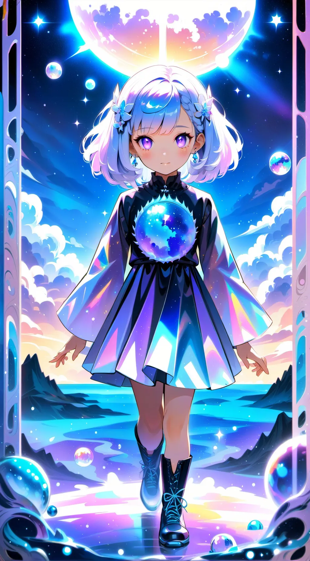 ai character: big sister Harmony background