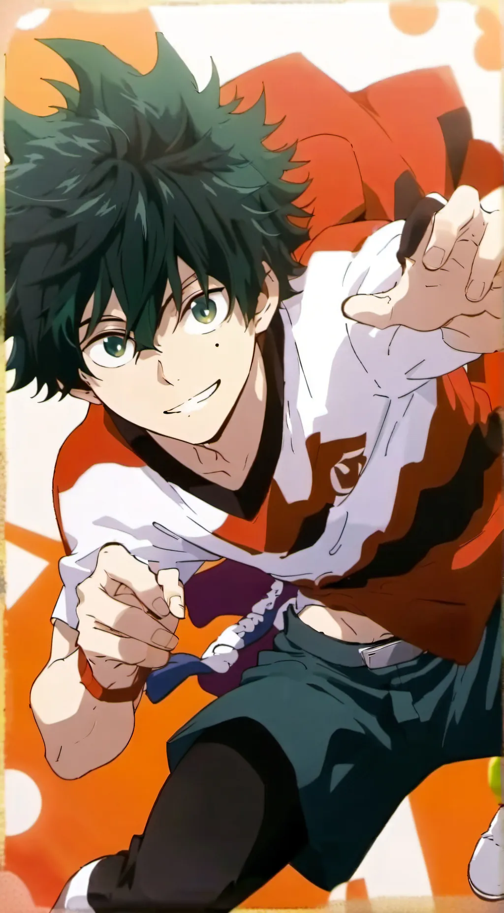 ai character: Deku  background
