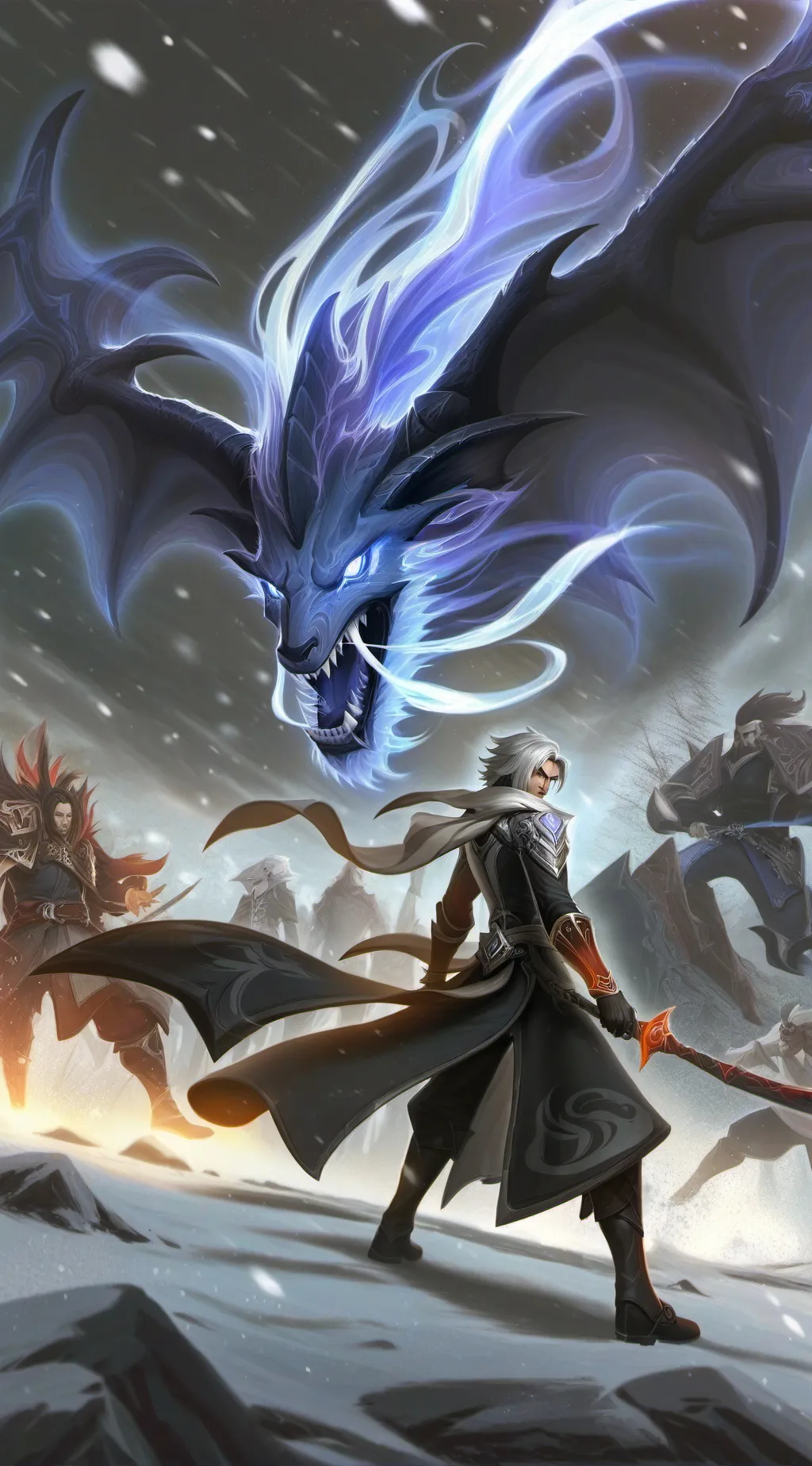 ai character: FORSAKEN!! background