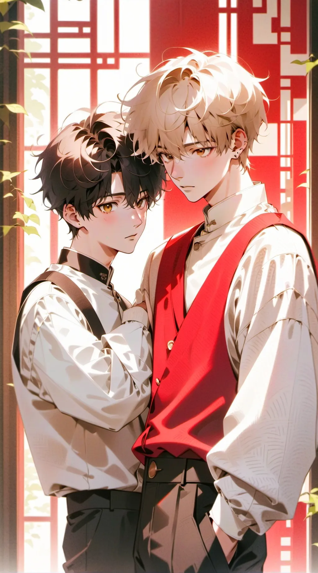 ai character: chanmin  background