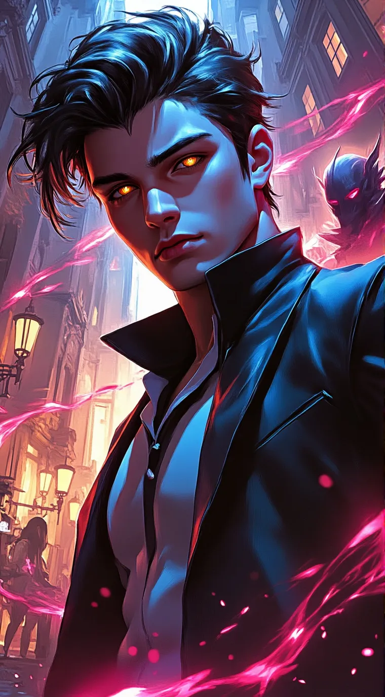 ai character: Caleb Foster background