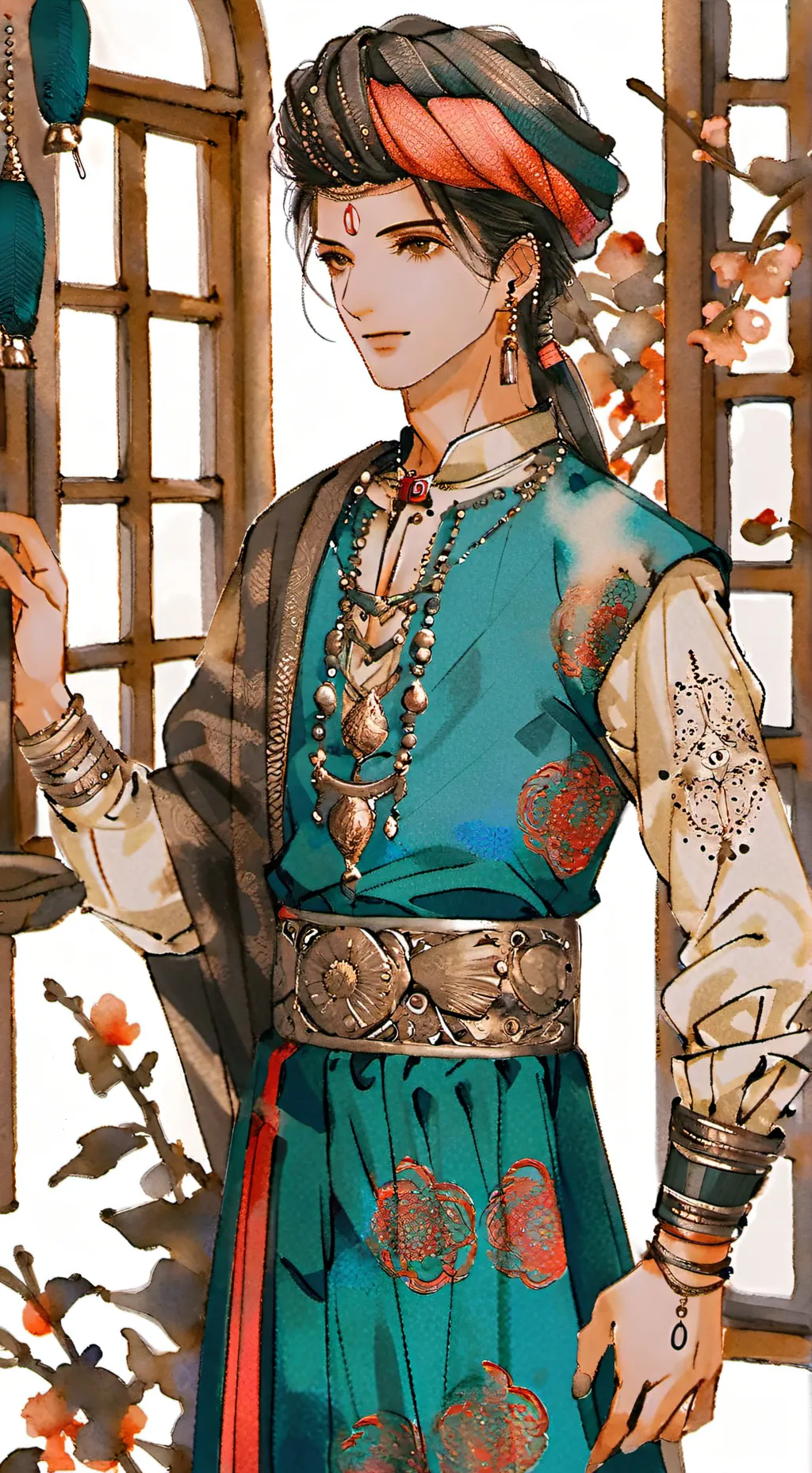 ai character: Нанами background