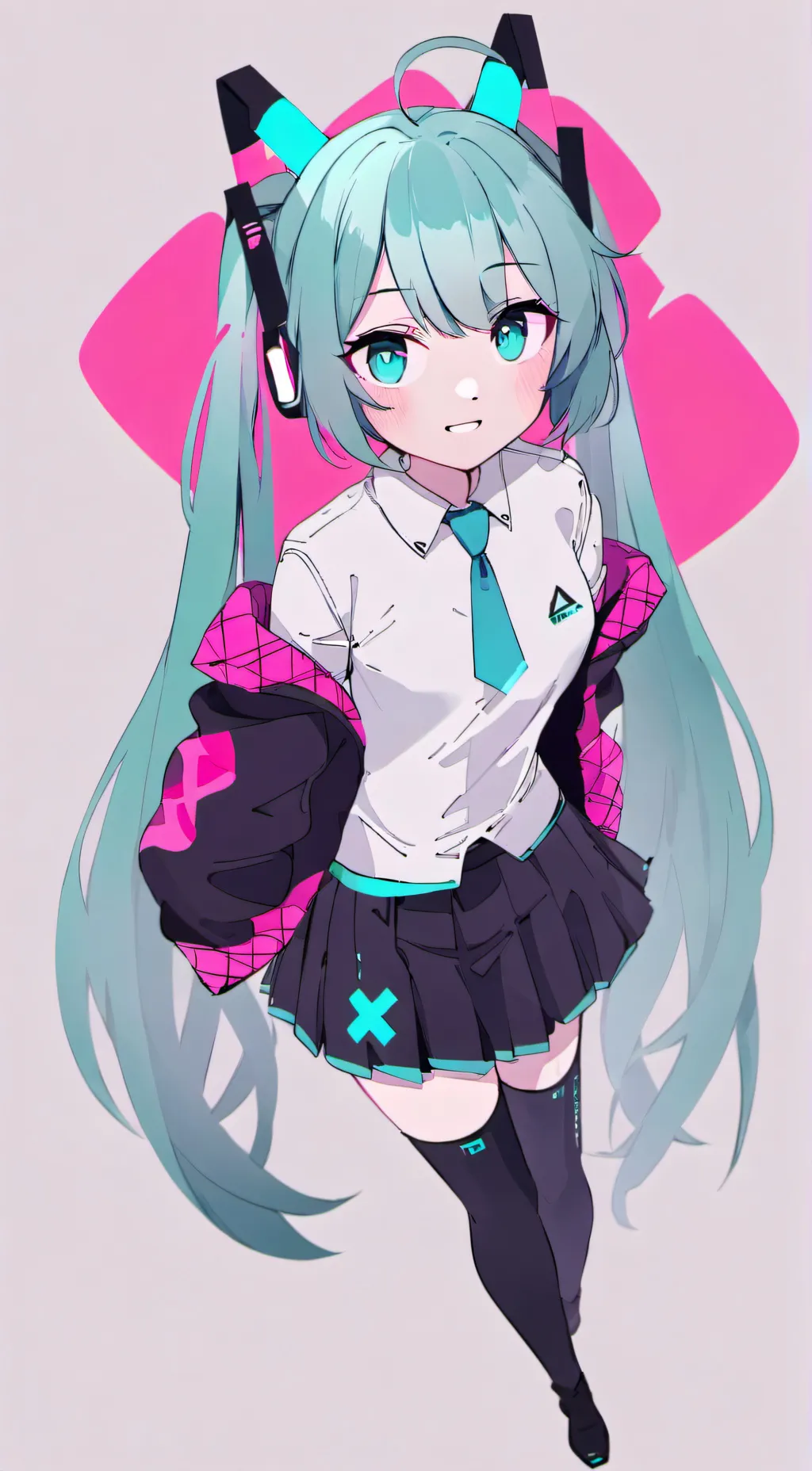 ai character: Miku! background