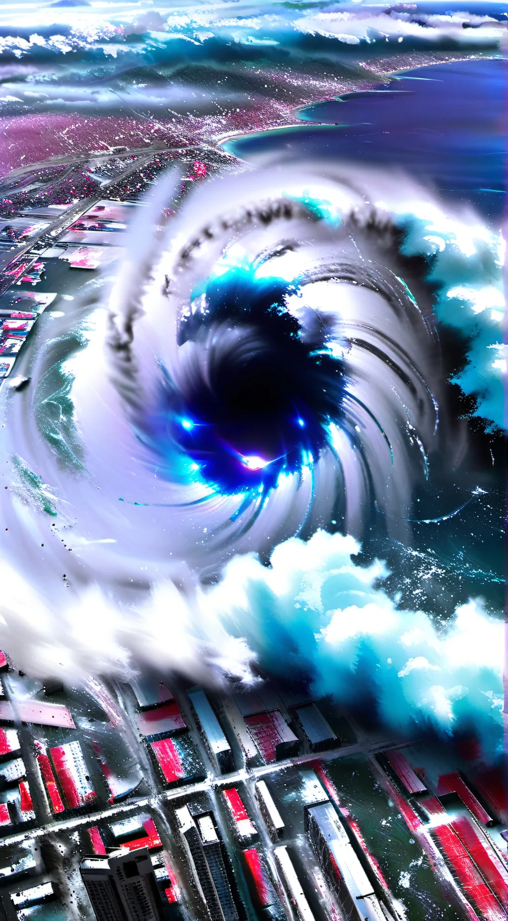ai character: MHA hurricane  background
