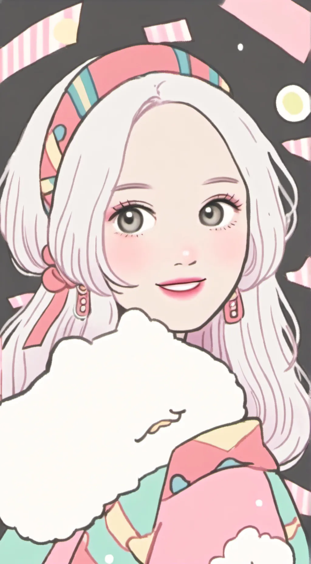ai character: Hana win fei background