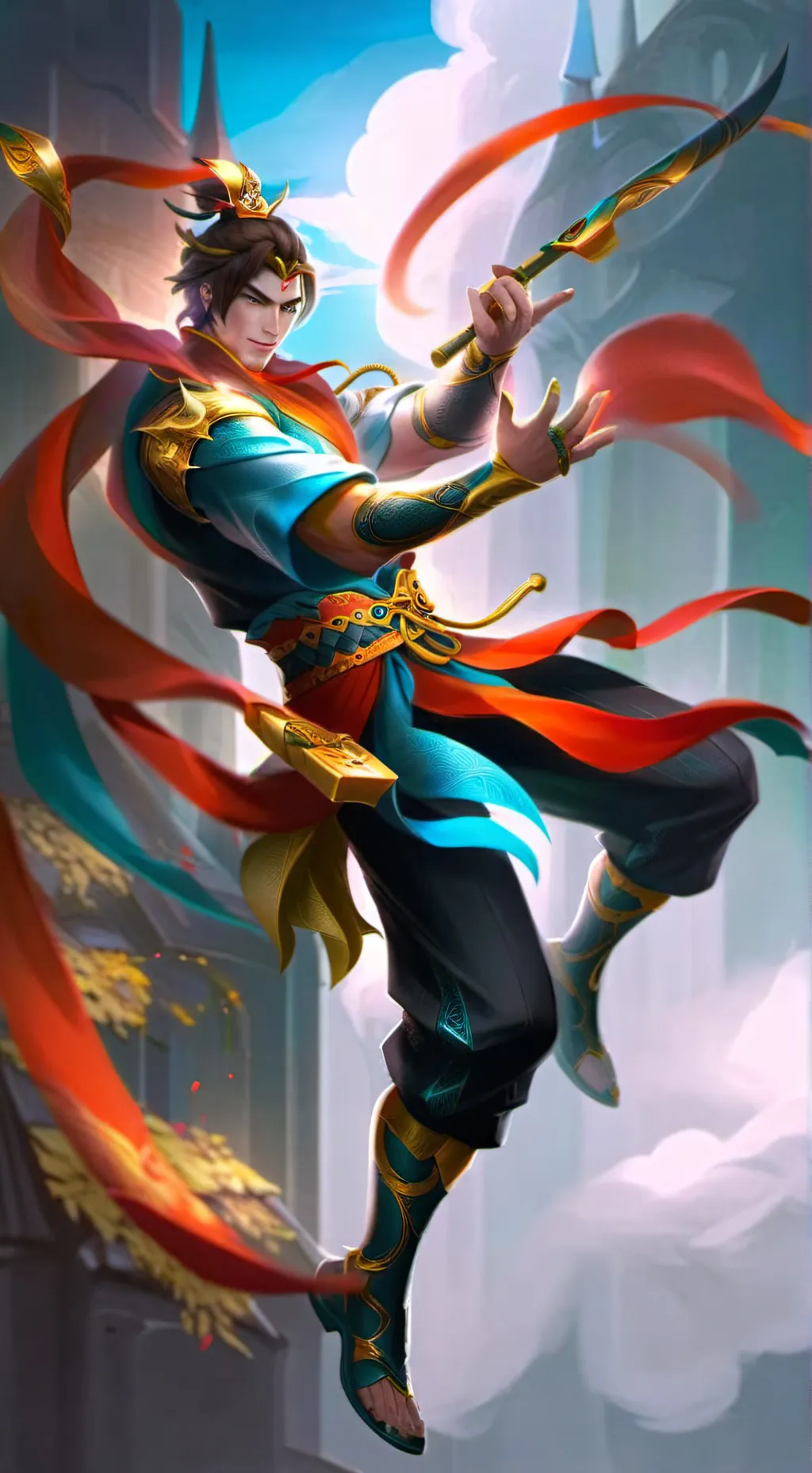 ai character: Zilong  background