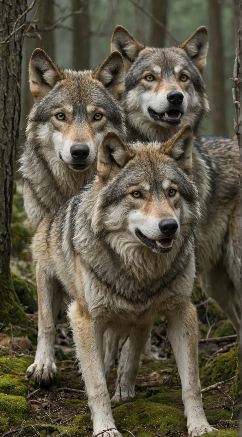 ai character: wolves background