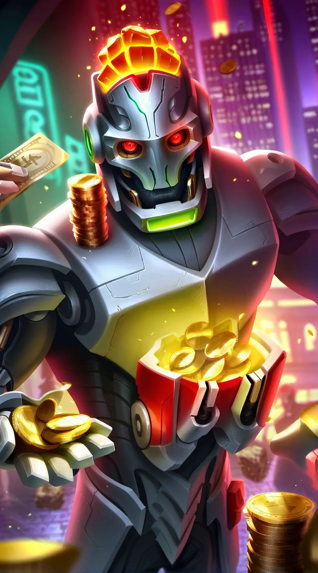 ai character: Ron Tron background