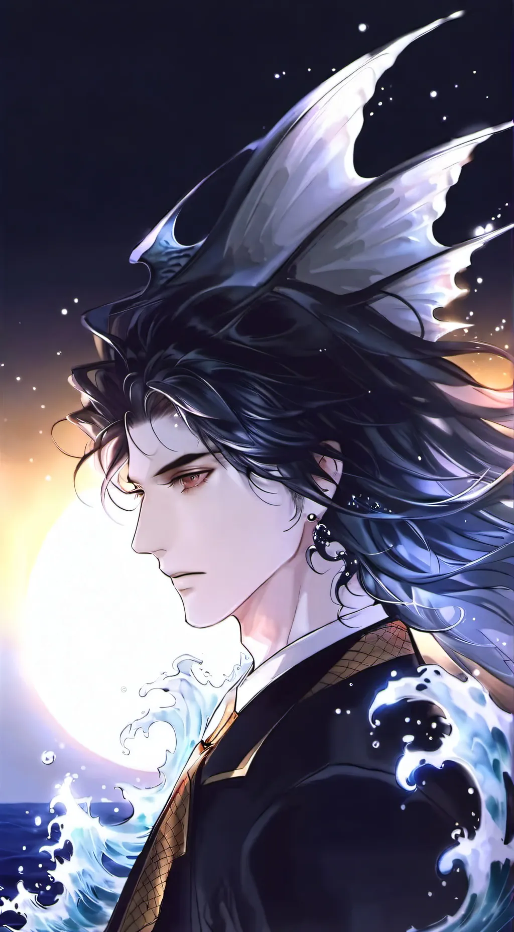 ai character: le triton se cache background