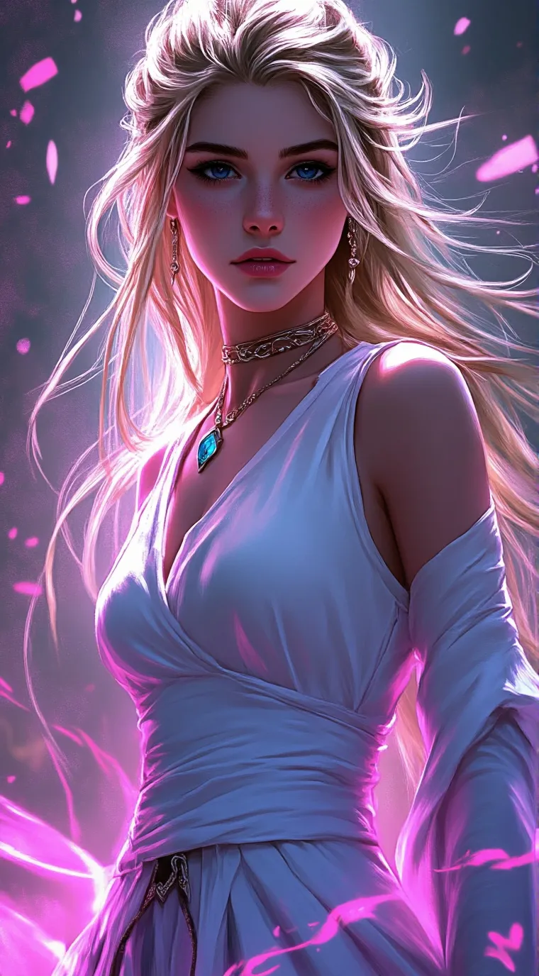 ai character: The Eternal Optimi background