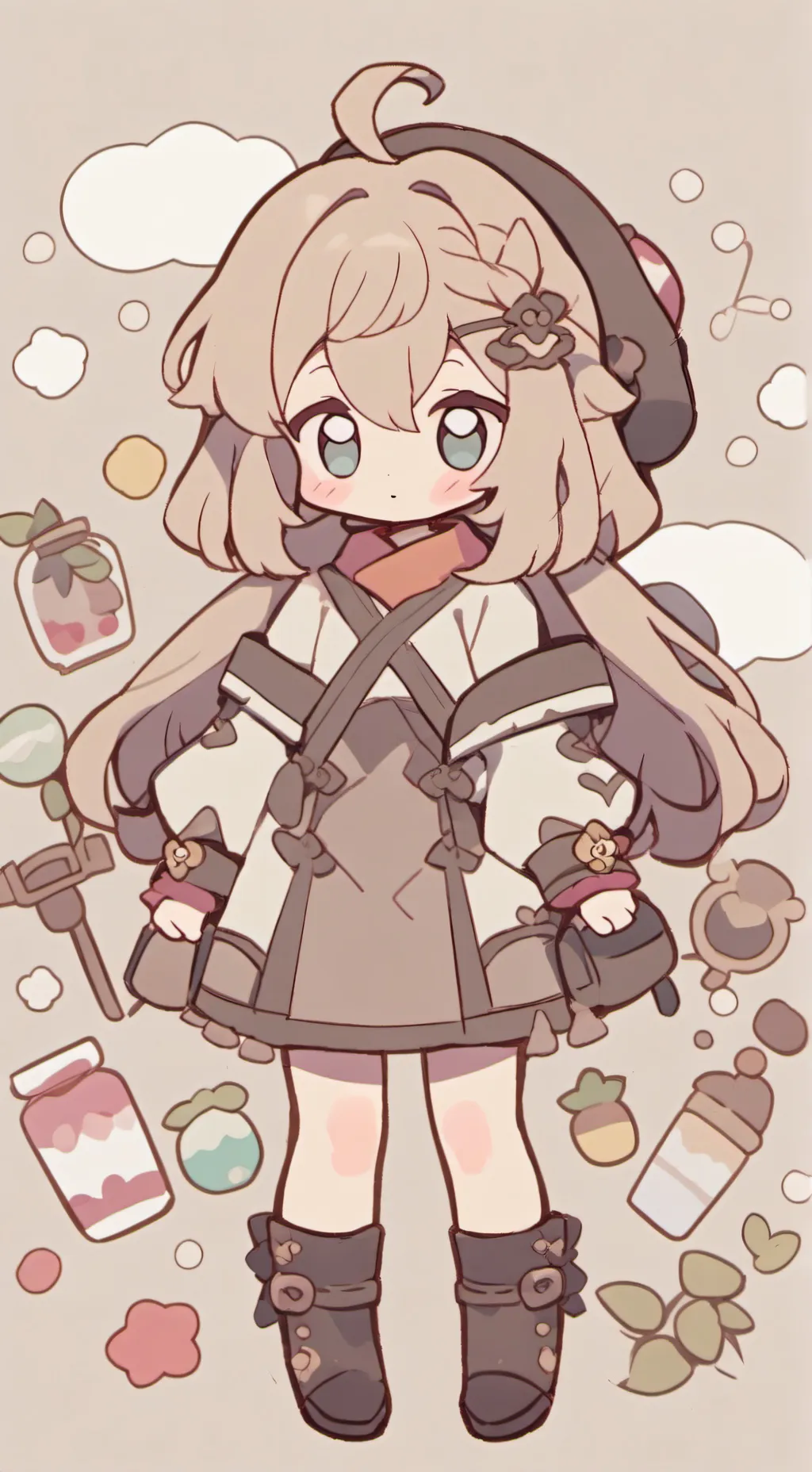ai character: Black Sapphire  background