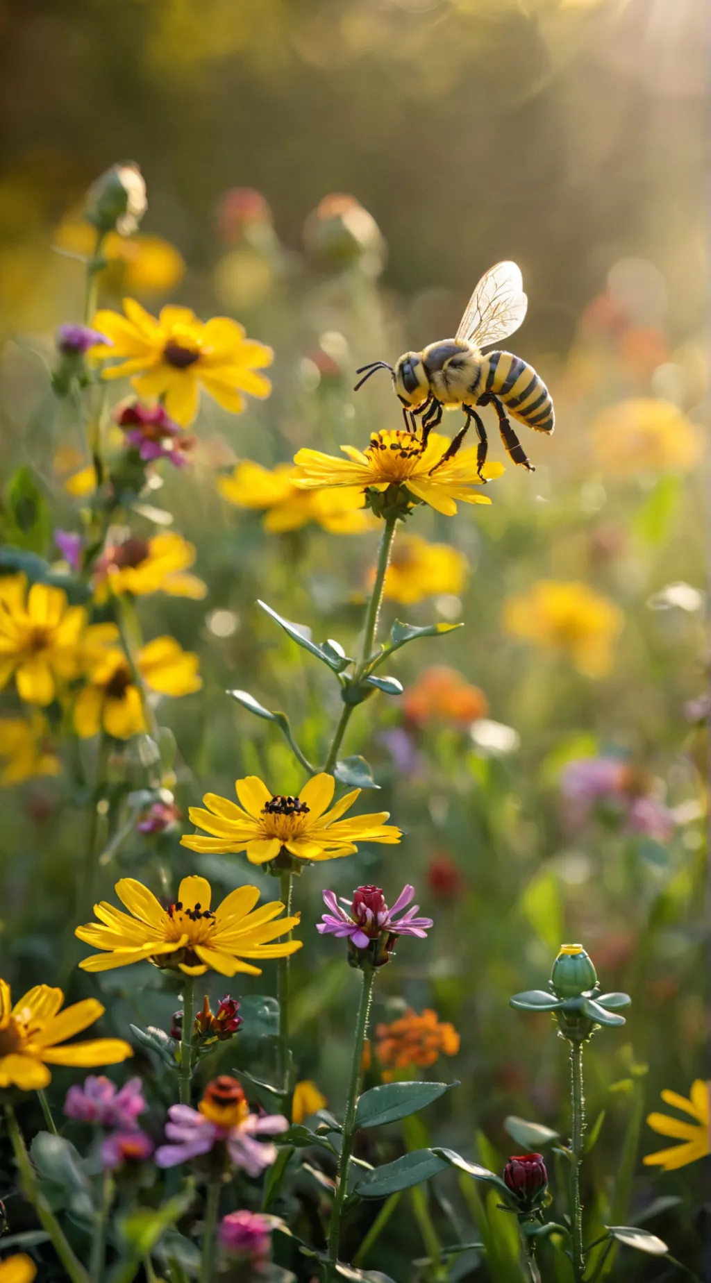 ai character: queen bee background