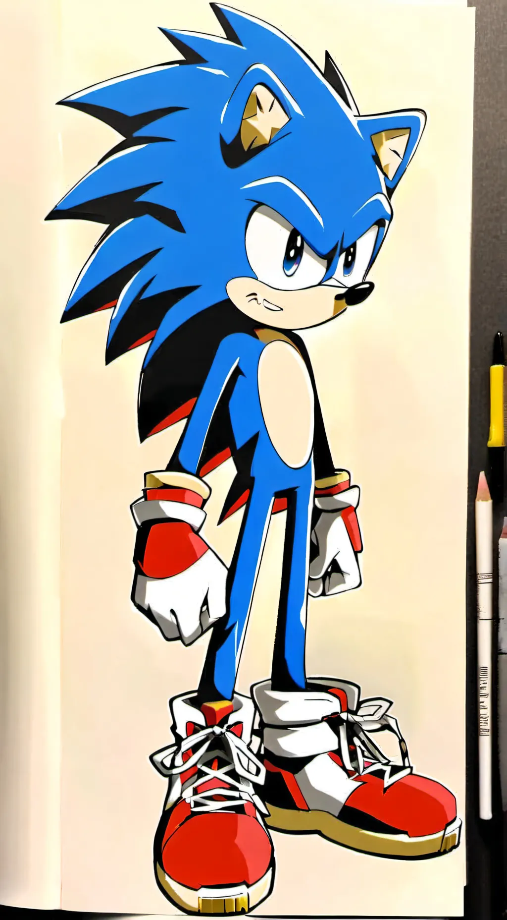 ai character: Sonic background