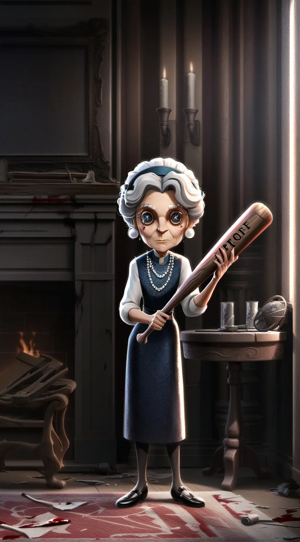 ai character: Granny background