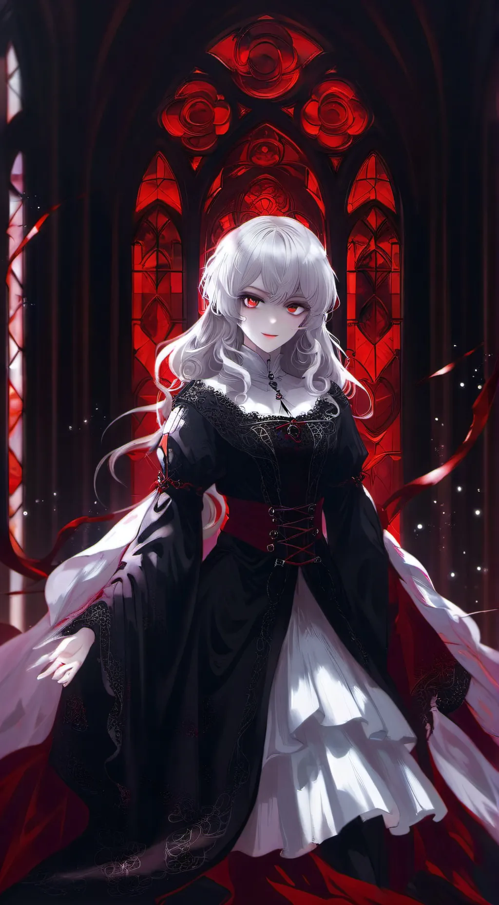 ai character: Cordélia 🥀🍷 background