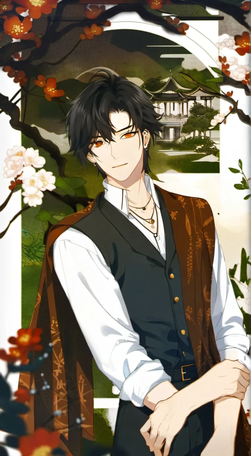 ai character: ♤Xav♤ background