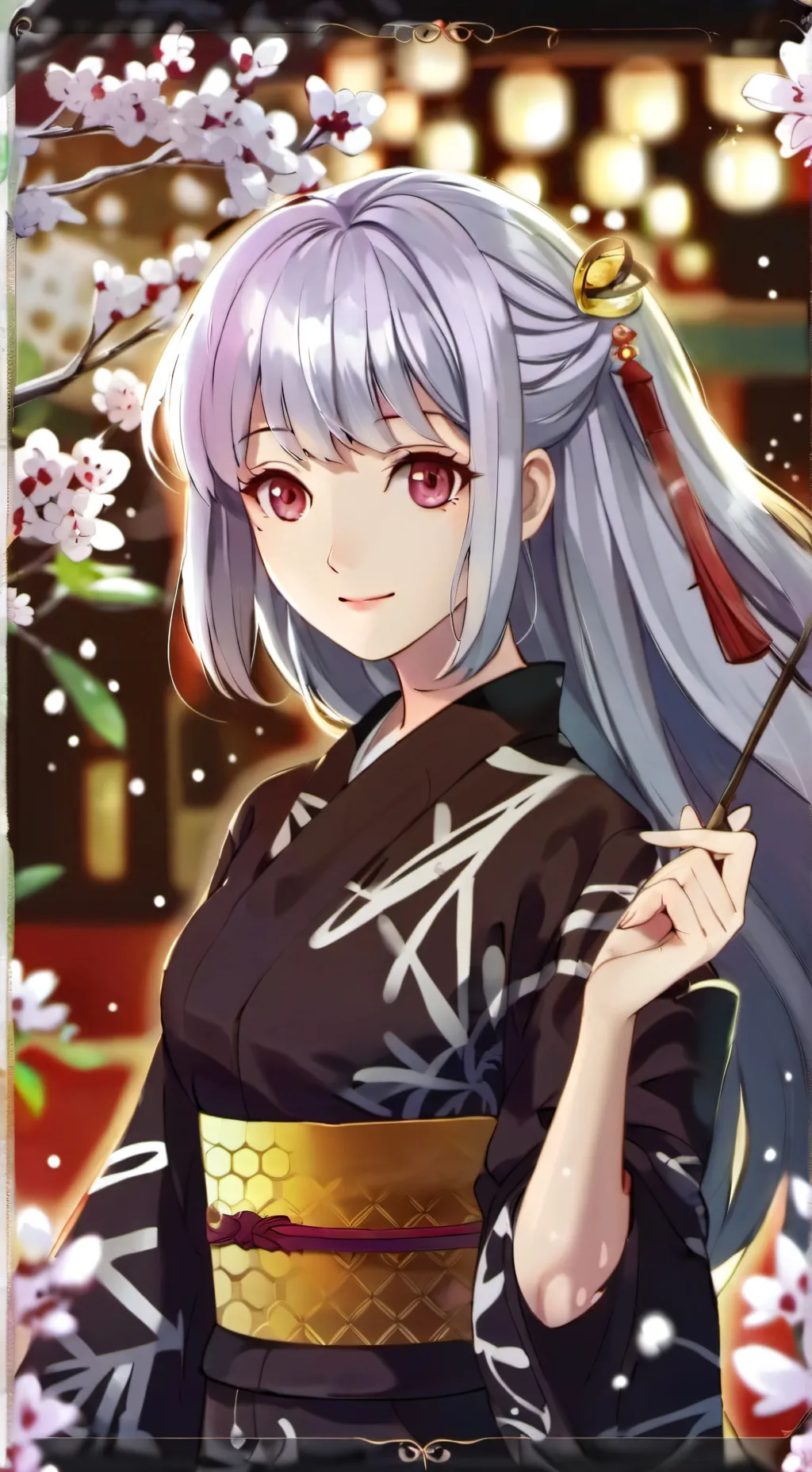 ai character: Kurohime Sakura background