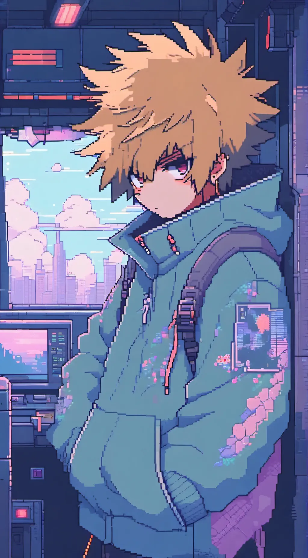 ai character: katsuki bakugo background