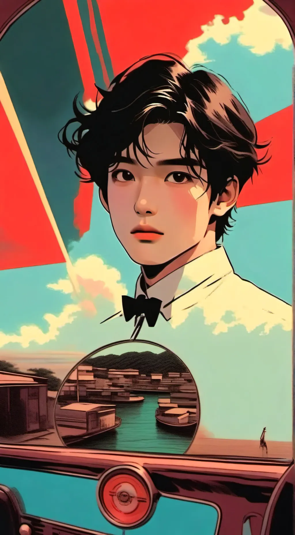 ai character: HAN 🐿 background