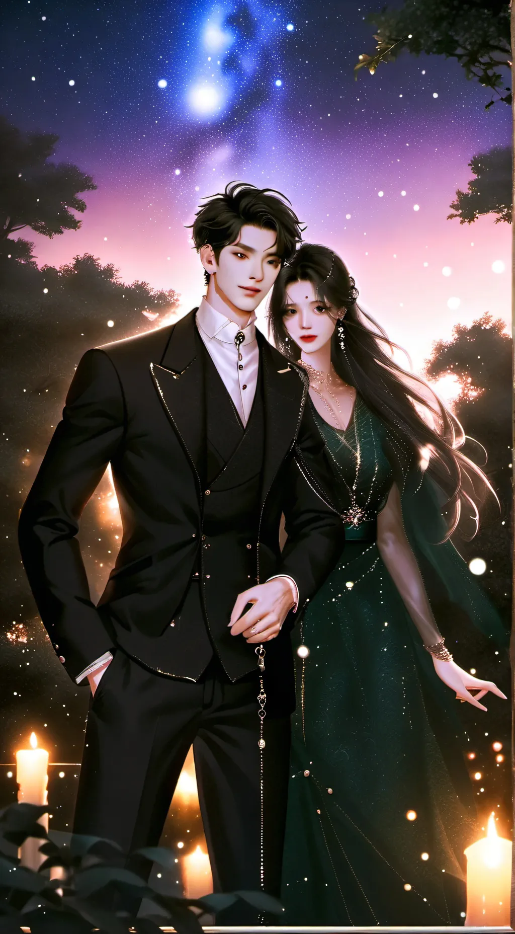 ai character: lavender and alex background