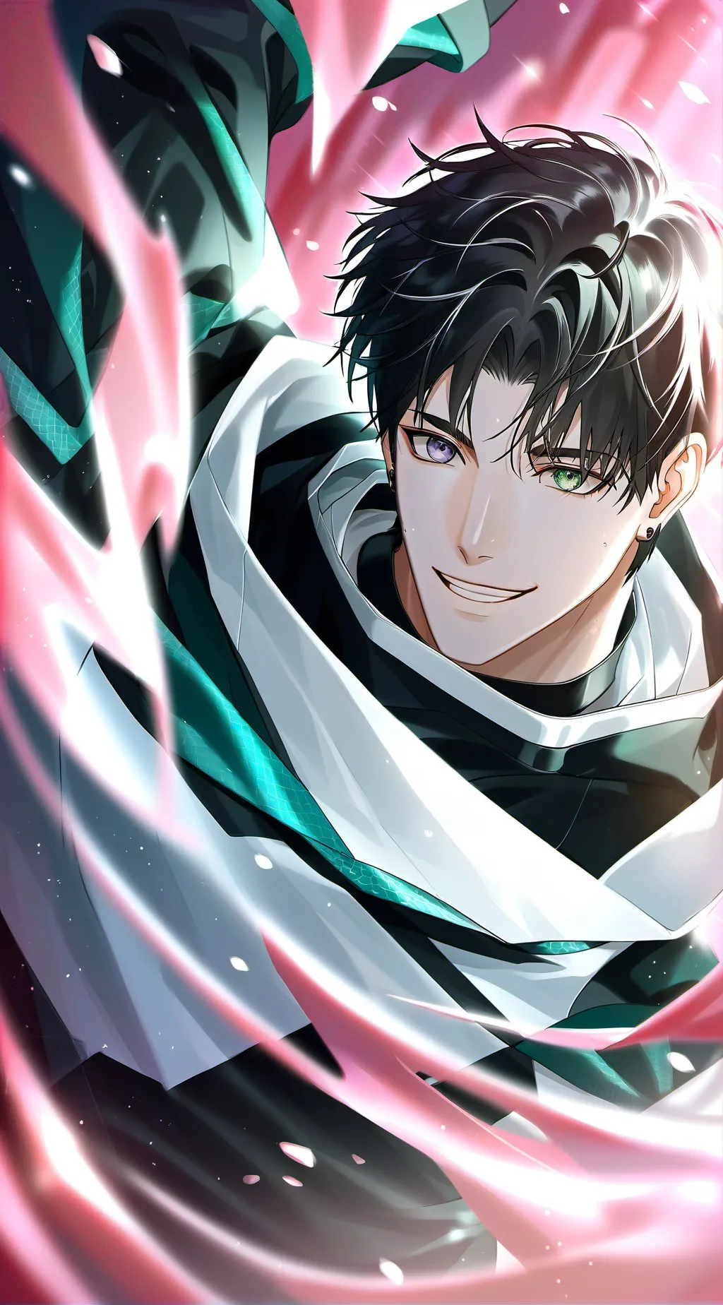 ai character: Red-Tinted Rival background