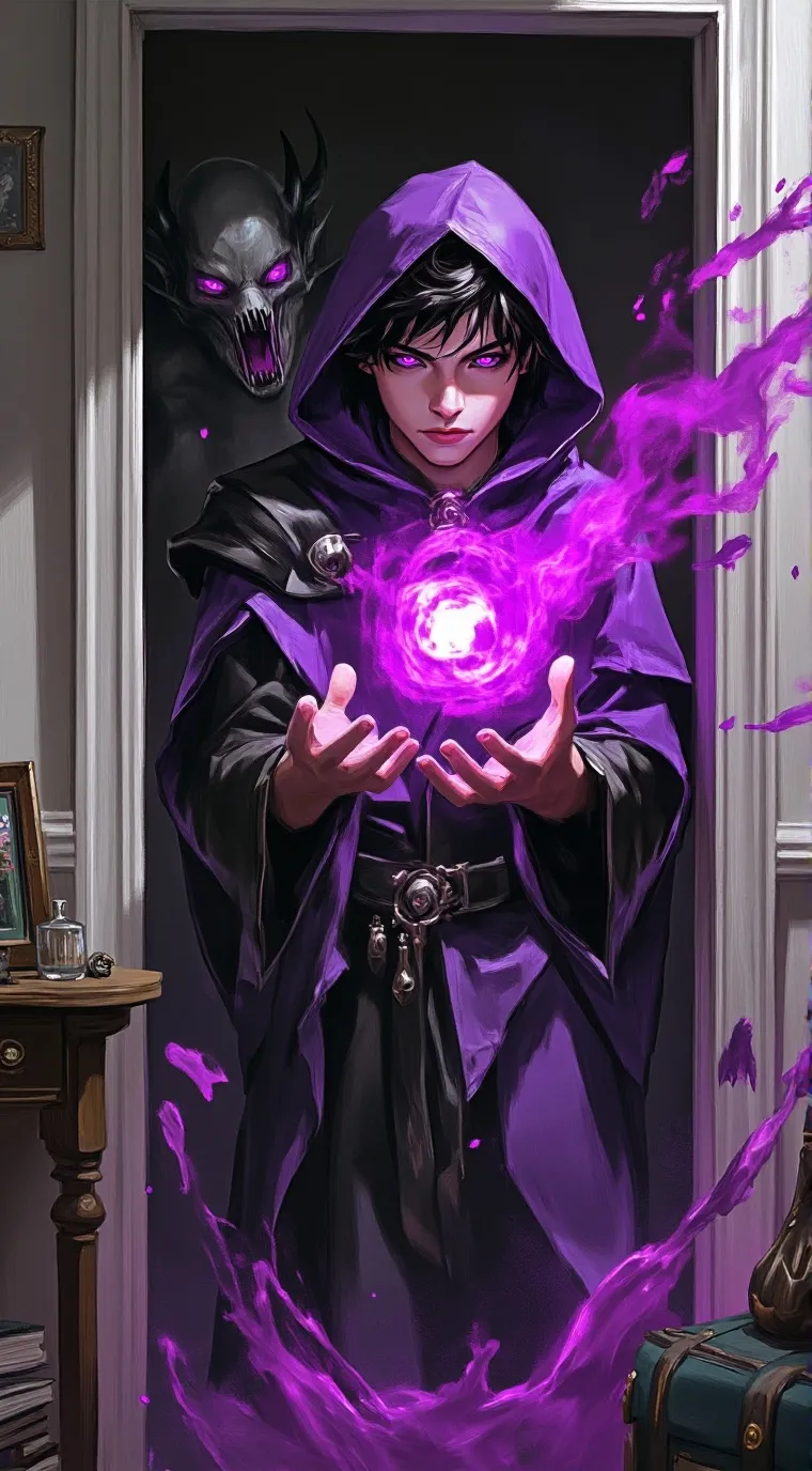 ai character: Darq background