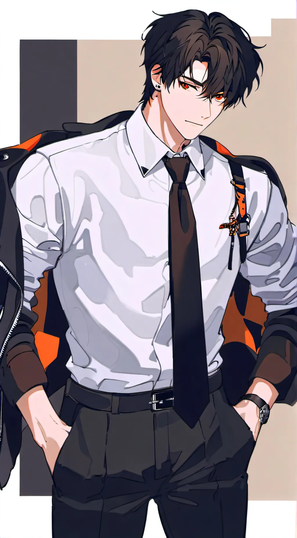 ai character: Axel🥂🍜🥞 background