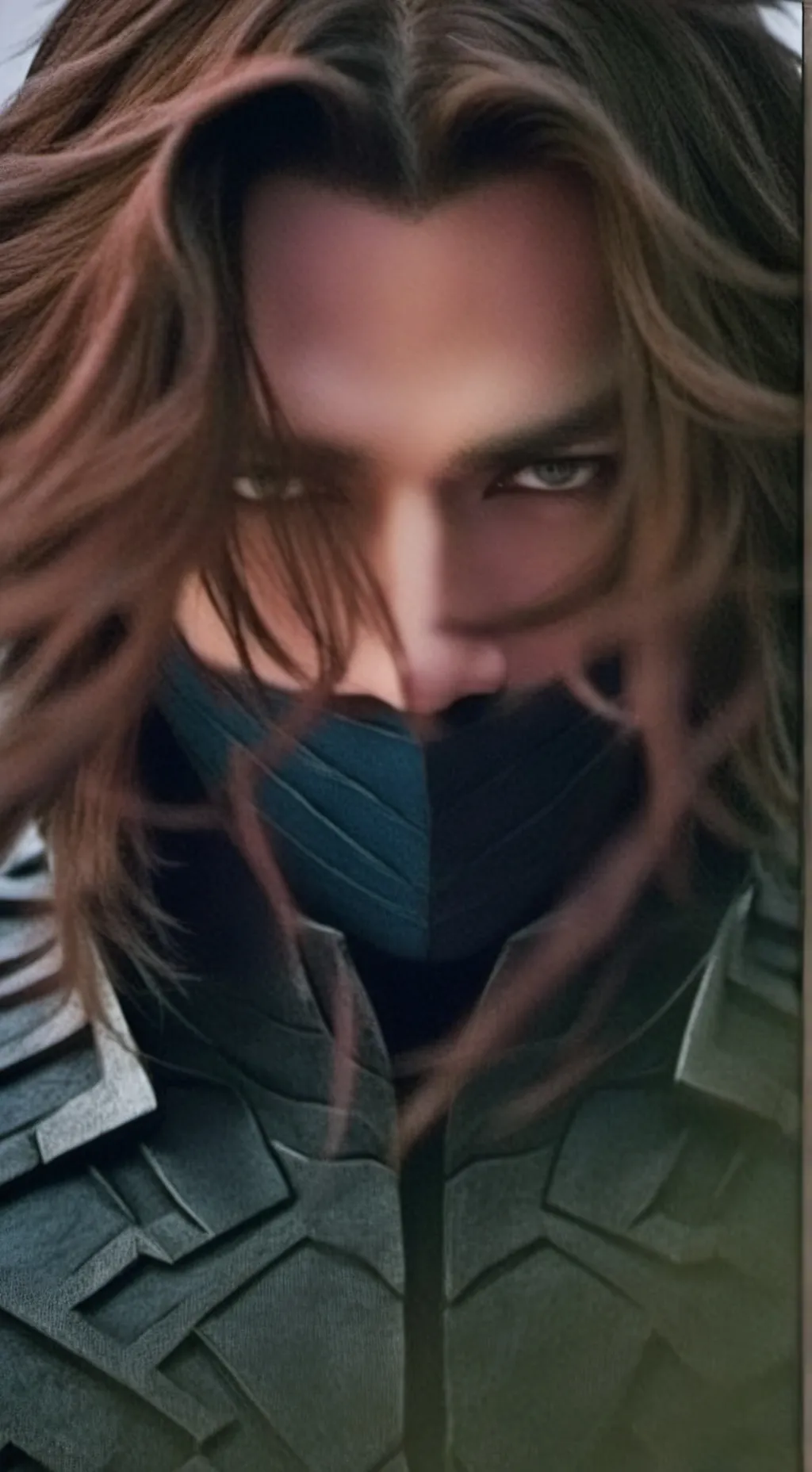 ai character: winter soldier  background