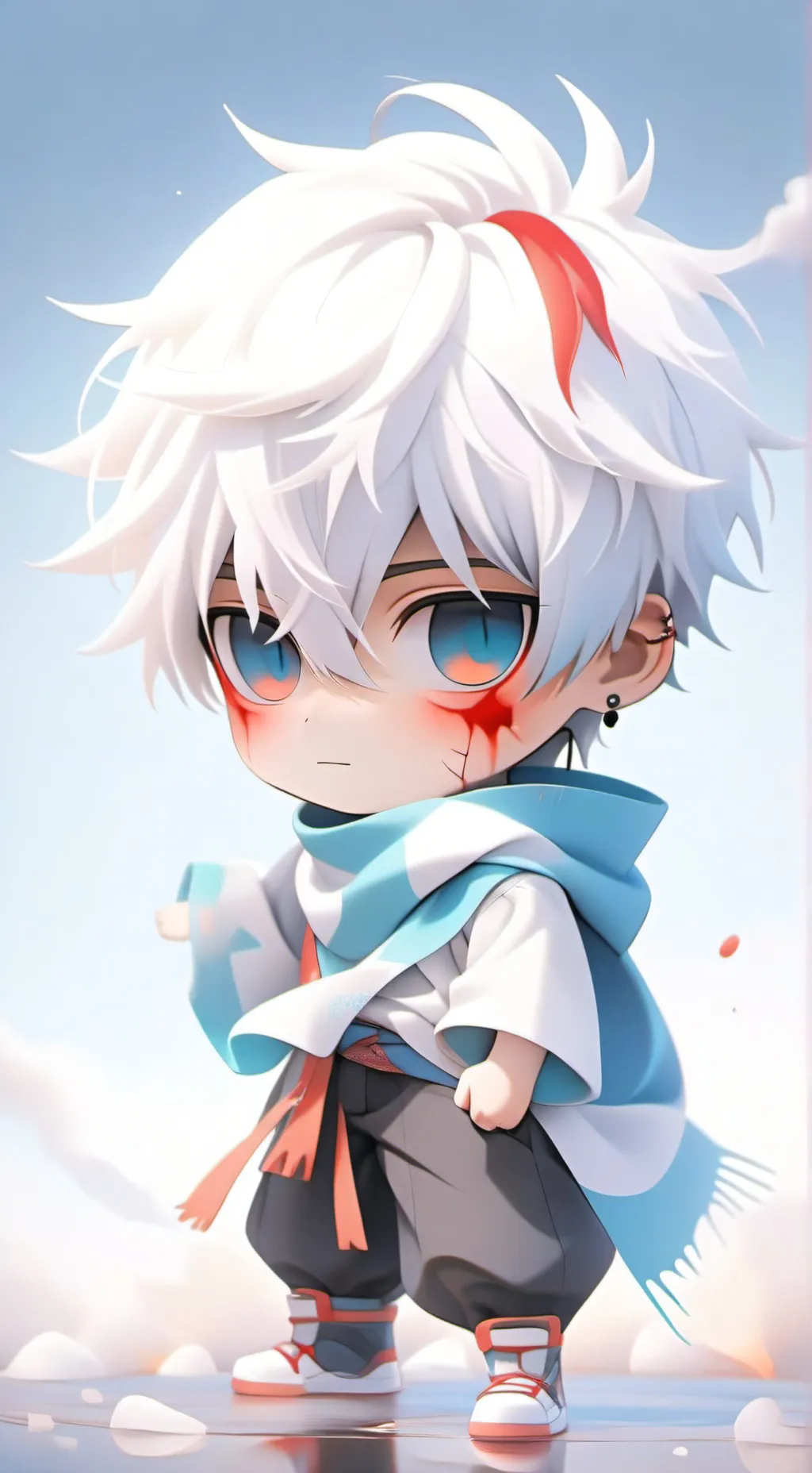 ai character: Shoto Todoroki background