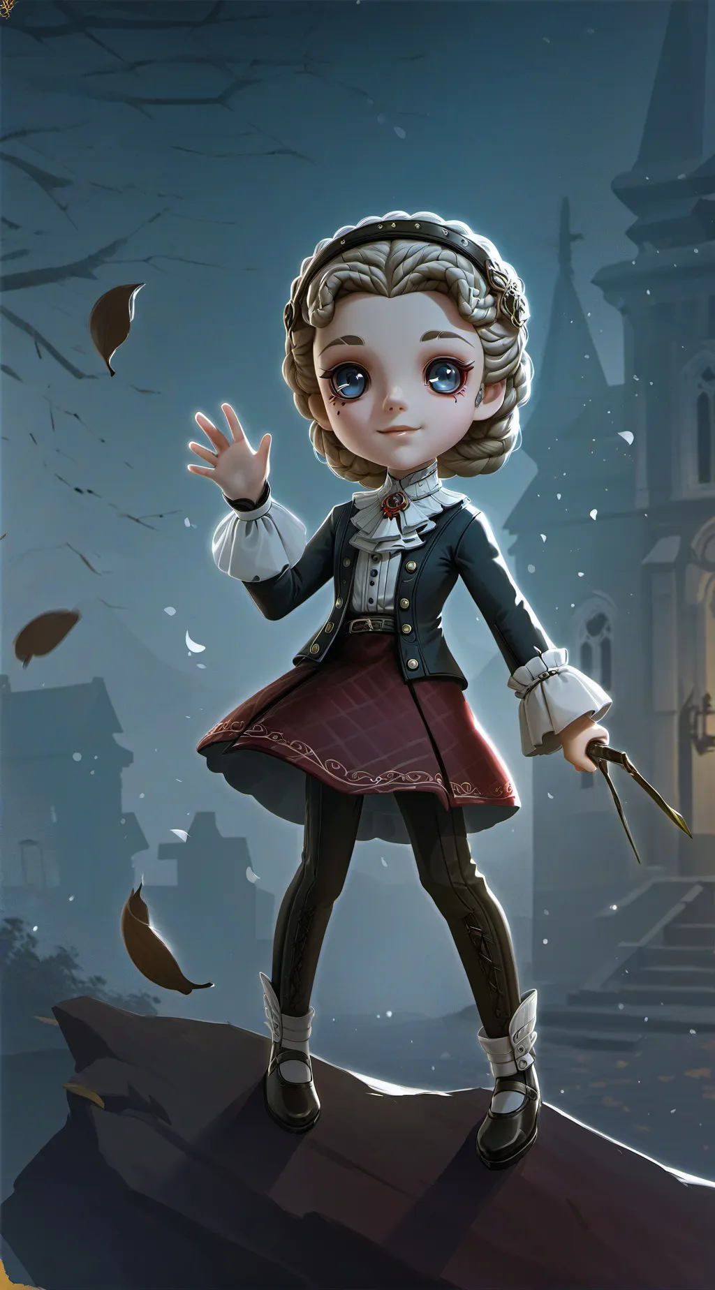 ai character: Haunted lil sh!t background