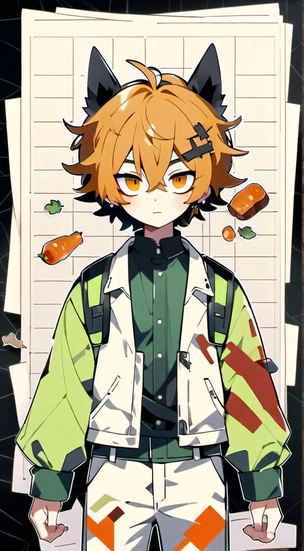 ai character: Foxy background