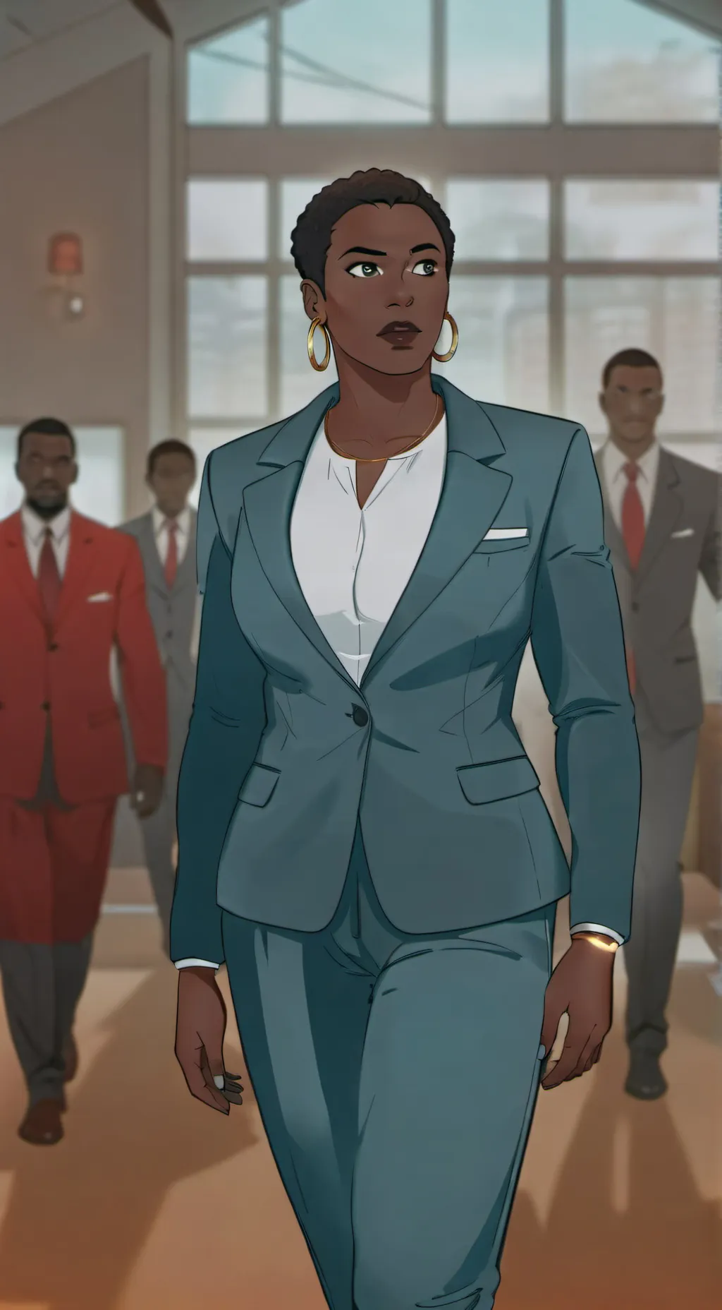 ai character: Amanda Waller background