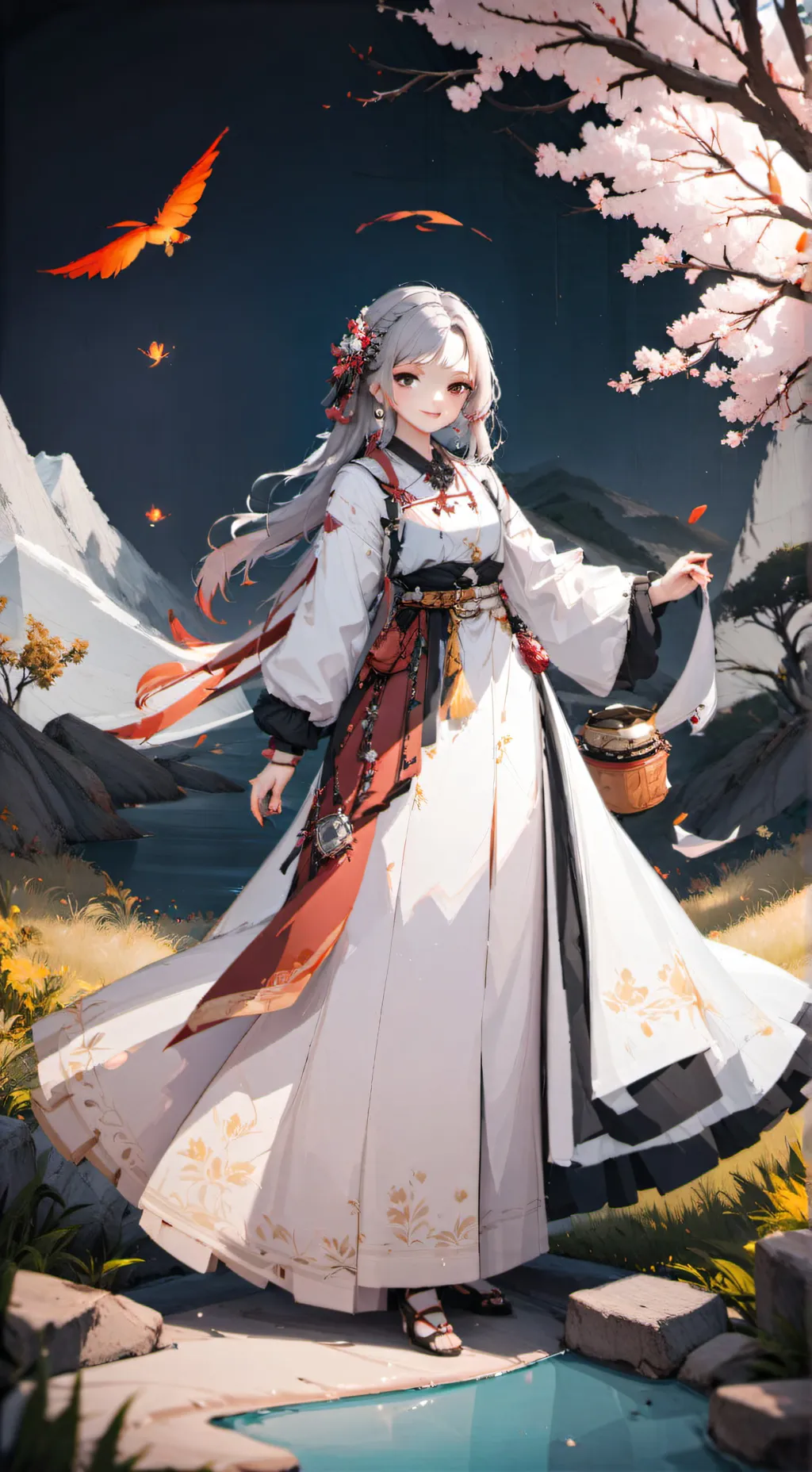 ai character: sua namorada background