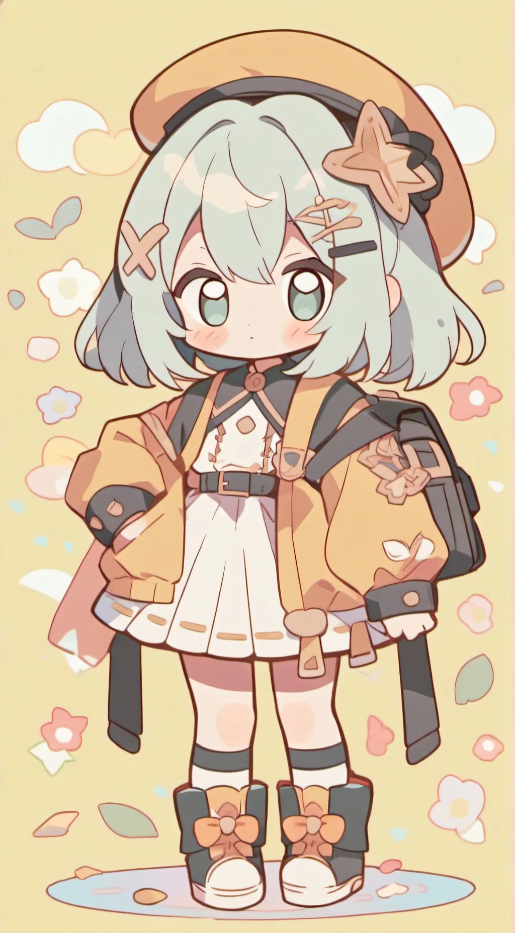 ai character: GachaGhost!  background
