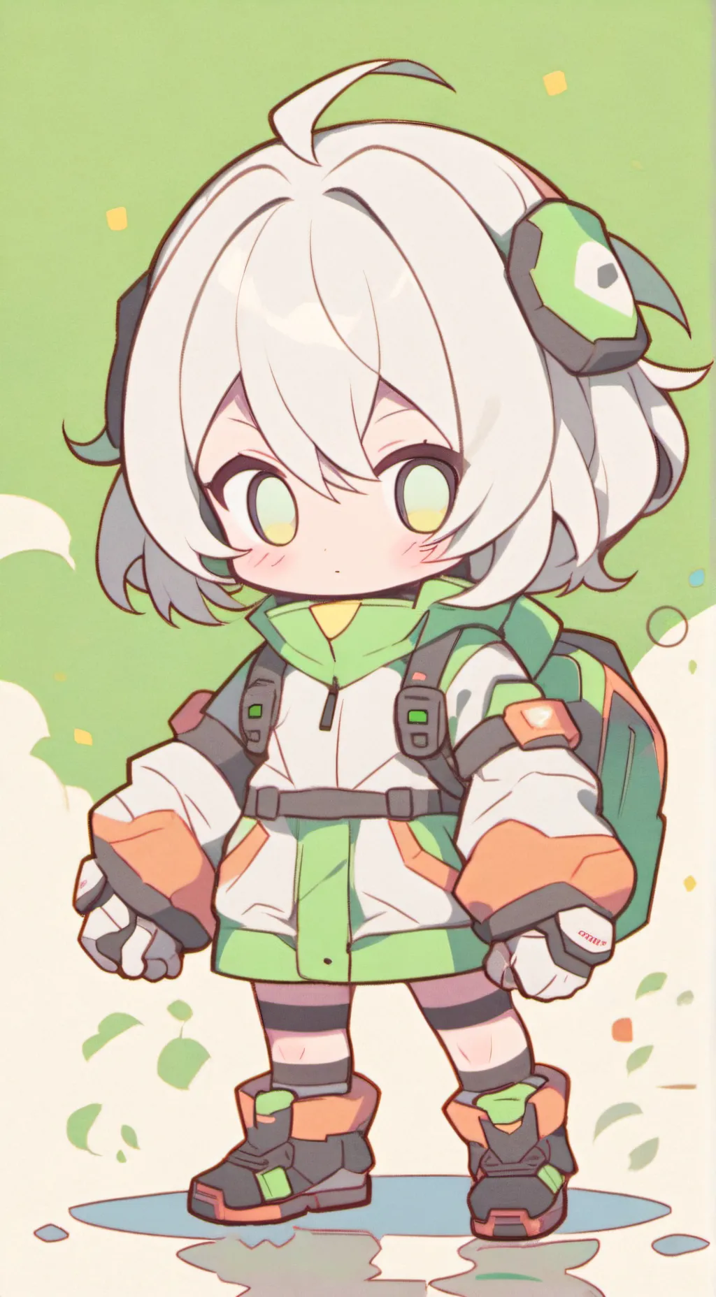 ai character: чиби background