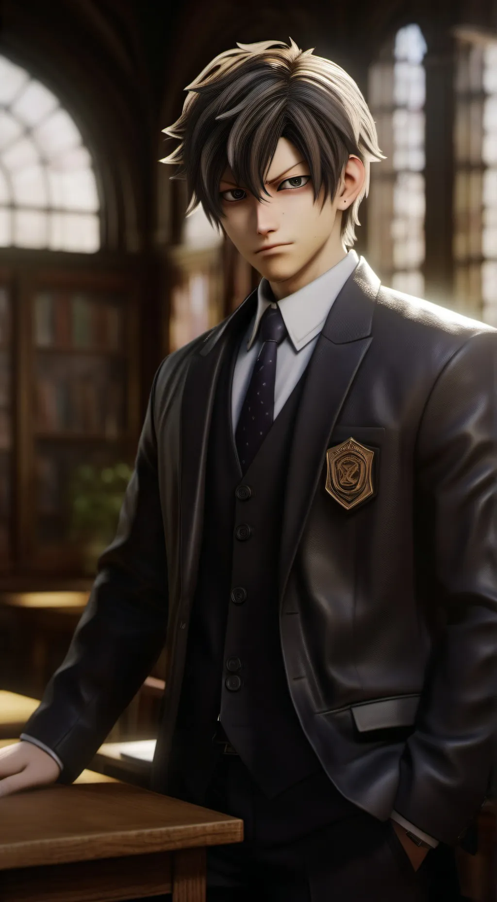 ai character: Shota Aizawa  background