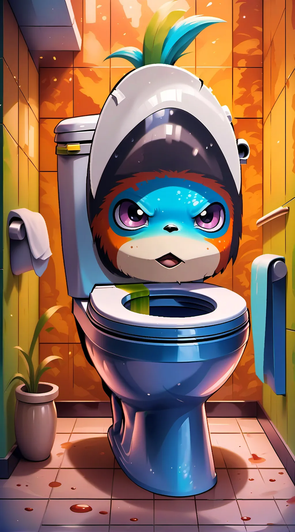 ai character: Sprunki Vs ST background