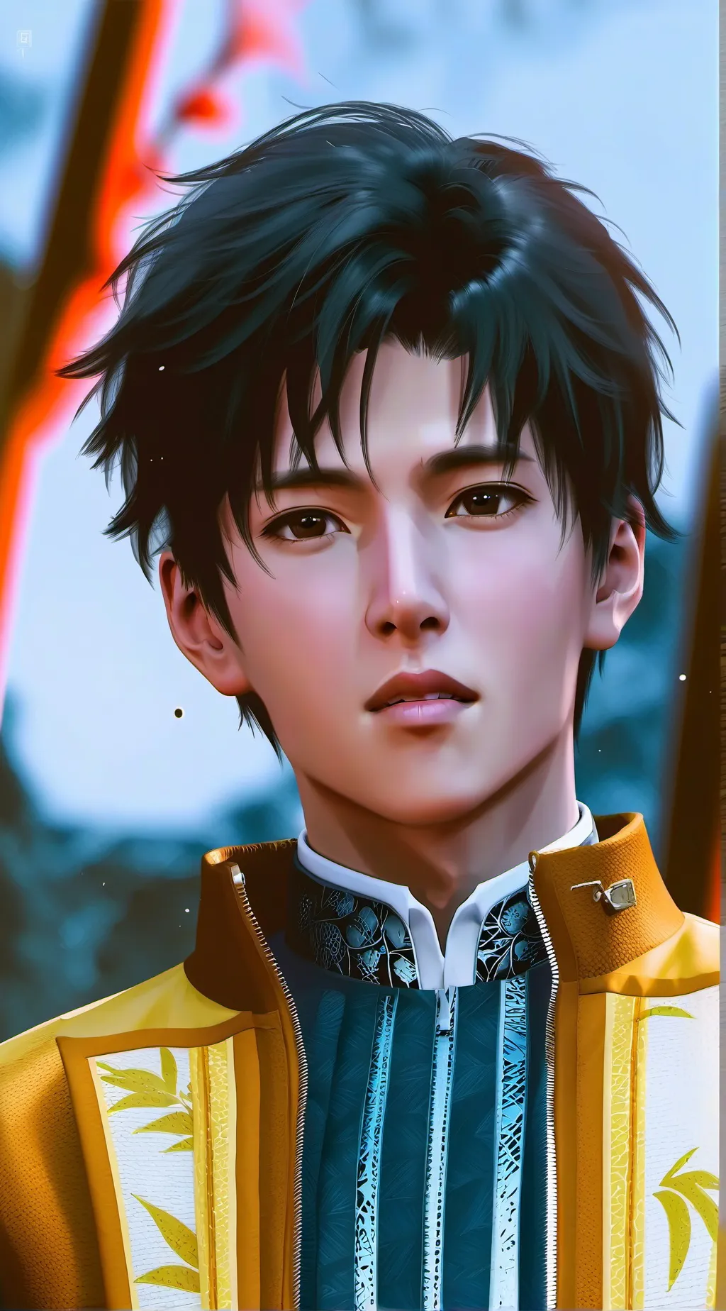 ai character: Ox_zeong/MAMAS BOY background