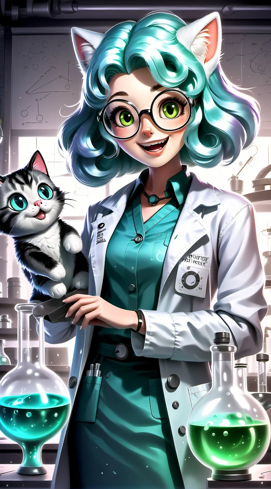 ai character: Dr. MemePurr background