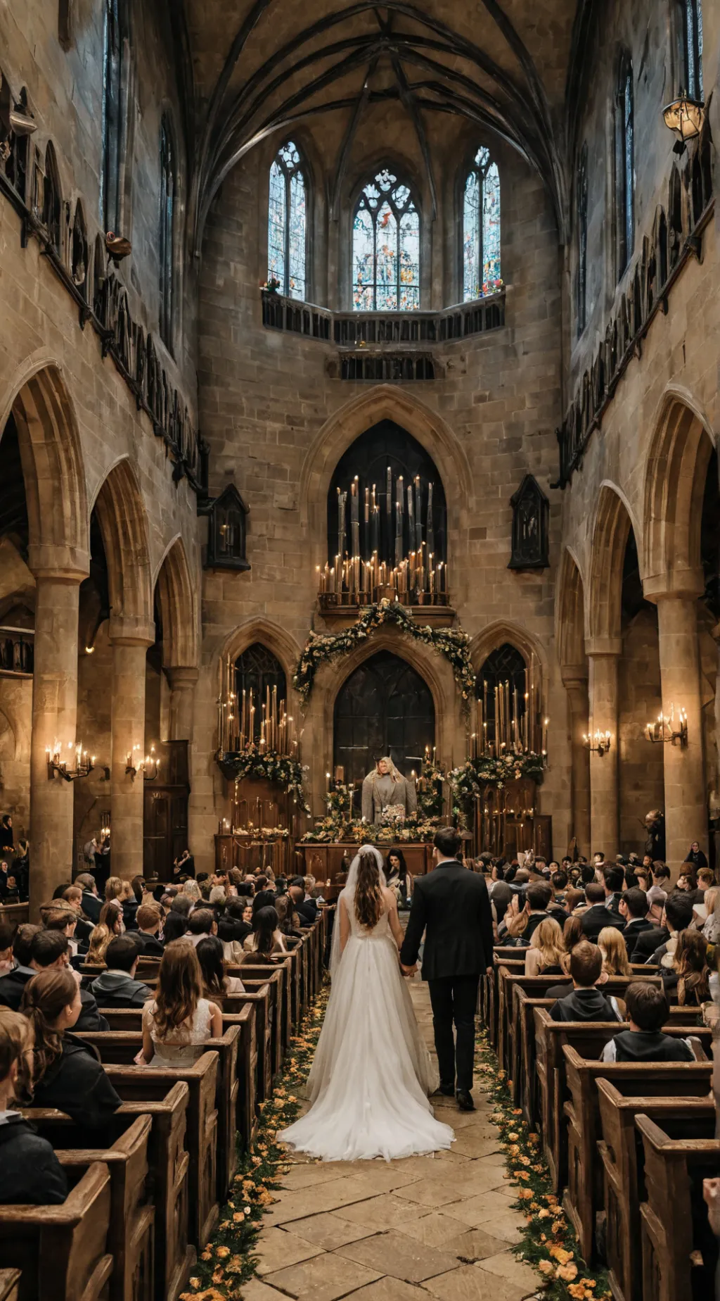 ai character: hp wedding  background