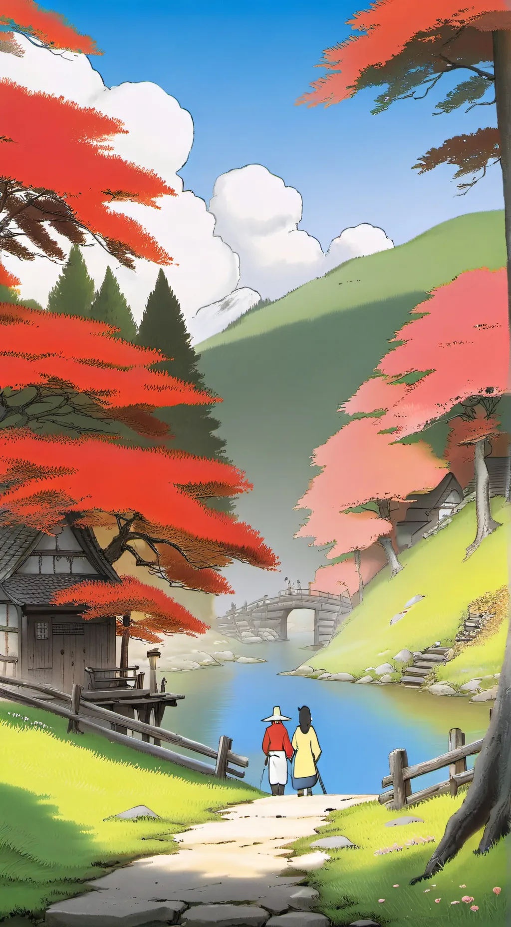 ai character: Ámbar background