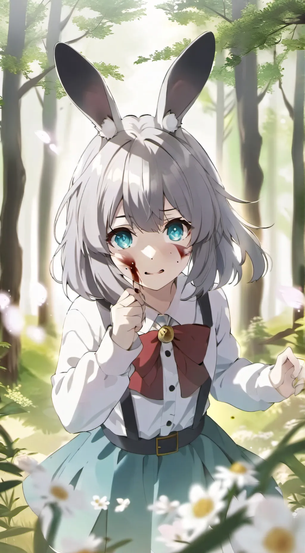 ai character: amber  background