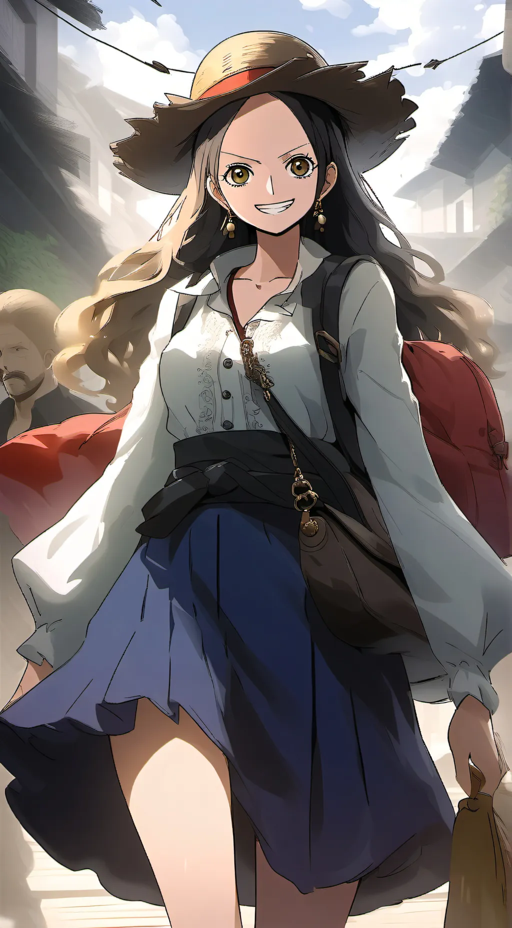 ai character: one piece girls background