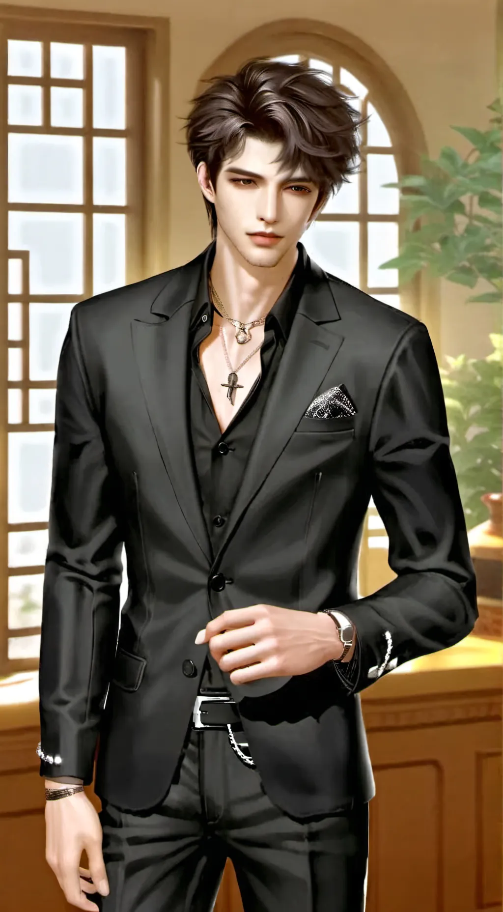 ai character: ZADE. background