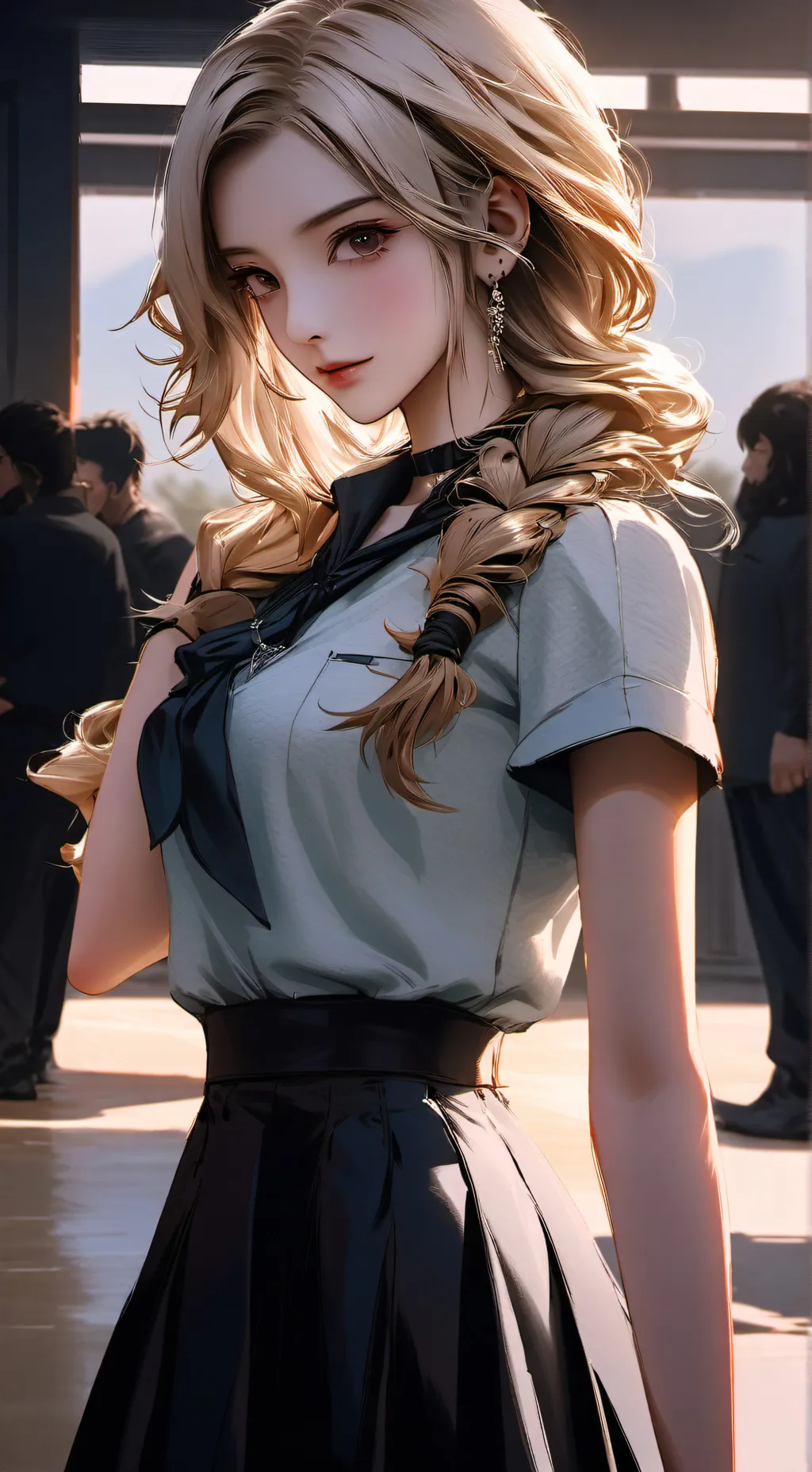ai character: Sister(bad sis)  background